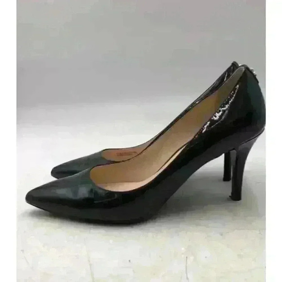 Cole Haan Prieta Women's Black Patent Leather Pointed Toe High Heel Pumps Size 8 - Picture 1 of 10
